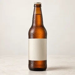 Garrafa de cerveja de 600 ml sem marca